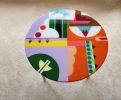 Epoxy Resin Side Table, Abstract Modern Eclectic Table | End Table in Tables by Epoxy Coffee Table Shop. Item compatible with boho and contemporary style