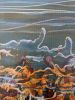 Simphony 3, acrylic on canvas | Oil And Acrylic Painting in Paintings by Lena Kolambet. Item works with contemporary style