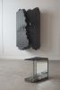 Ledge Dry Bar | Shelving in Storage by Simon Johns. Item composed of wood and leather