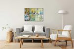 "Somewhere" | Oil And Acrylic Painting in Paintings by Shirly Maimom Art. Item composed of canvas in contemporary or art deco style