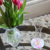 Palm Beach Acrylic Coasters set of 4, Colorful Bar Cart | Tableware by Jeanne Player Fine Art. Item works with boho & eclectic & maximalism style