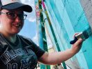 Murfreesboro Square mural | Street Murals by Meagan Lachelle Armes. Item composed of synthetic