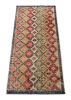 Vintage Zeki Müren Runner with Polychromatic Diamond Pattern | Area Rug in Rugs by Rug and Kilim