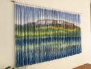KATAHDIN Mountain Art, Hand dyed Textile Wall Hanging | Tapestry in Wall Hangings by Wallflowers Hanging Art. Item composed of wool & fiber compatible with boho and contemporary style