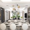 Napa 17 Glass Pendants Chandelier in Clear, Amber and Grey | Pendants by Galilee Lighting. Item composed of metal & glass compatible with modern style