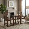 Imperial Ming Style South Official's Hat Armchair Trio Set | Chairs by Dynasty Artisan. Item made of wood compatible with contemporary and eclectic & maximalism style