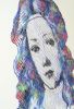 La madonna tribute to boticelli | Mixed Media in Paintings by Virginie SCHROEDER
