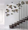 "Zen" Series  Gold and Palladium | Sculptures by Debra Steidel. Item composed of ceramic in contemporary or japandi style