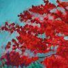 The Radiant Maple — Original Oil Painting | Oil And Acrylic Painting in Paintings by DaggArt. Item made of canvas works with traditional style