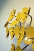 orchid flower - polished and coated Stainless Steel | Wall Sculpture in Wall Hangings by Jeroen Stok. Item made of steel