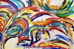 Rainbow | Oil And Acrylic Painting in Paintings by Sangeeta Sagar. Item composed of paper and synthetic