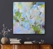 Today II | Paintings by Viktoria Ganhao. Item made of linen works with contemporary style