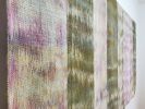 Heather Fields III | Tapestry in Wall Hangings by Jessie Bloom Studio. Item composed of oak wood and cotton in boho or contemporary style