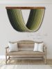 Maree Green -Made to order- Wall Decor | Macrame Wall Hanging in Wall Hangings by Olivia Fiber Art. Item made of wood with wool works with mid century modern & art deco style