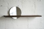 Floating Mirror Hardwood Shelf - Small | Ledge in Storage by THE IRON ROOTS DESIGNS. Item composed of maple wood and glass in minimalism style