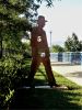 RIVER WALK MILE MARKERS | Public Sculptures by jim collins sculpture | TN Riverwalk at the Dam in Chattanooga. Item made of steel