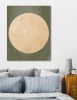 Moonlit Vista | Oil And Acrylic Painting in Paintings by Jacob von Sternberg Large Abstracts. Item made of canvas with synthetic
