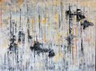 Seattle | Oil And Acrylic Painting in Paintings by KARDIMAGO. Item made of canvas