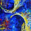 Abstract Painting | Oil And Acrylic Painting in Paintings by Jennifer Hayes. Item composed of synthetic