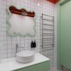 Hvyli 8 - Wall Wavy Mirror | Decorative Objects by oitoproducts. Item made of wood with glass works with minimalism & contemporary style