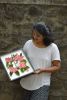 Magnolia floral with Ampersand | Wall Sculpture in Wall Hangings by Mira's Craft. Item composed of paper