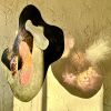 steel and glass hanging sculptures | Wall Sculpture in Wall Hangings by Kelly Witmer. Item made of steel & glass