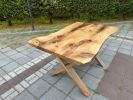 Live Edge Black Walnut Dining Table | Tables by Tinella Collection. Item composed of walnut in country & farmhouse or eclectic & maximalism style