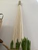 Single tassel hanging on the wall | Tapestry in Wall Hangings by Olivia Fiber Art. Item composed of bamboo and wool in boho or minimalism style