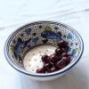 Blue Fish Berry Bowl | Dinnerware by TerraKlay. Item made of ceramic works with minimalism & mediterranean style