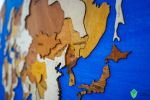 A World Of Hope | Wall Sculpture in Wall Hangings by Mohamad Aaqib. Item made of wood with canvas