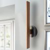 Modern Iroko Wood Wall Sconce – Minimalist Bedside Lamp | Sconces by ATELIER 10. Item composed of wood compatible with minimalism and art deco style