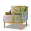 Belgian Linen Fabric Art Panel: Etude by Dorothy Fagan | Textiles by Dorothy Fagan Fine Arts. Item made of linen compatible with mid century modern and contemporary style