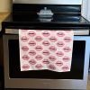 linen-cotton BISOUS BISOUS! KISSES tea towel / custom made | Linens & Bedding by Mommani Threads. Item composed of cotton in contemporary style