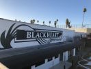 Black heart signage and mural | Signage by Float boater murals. Item composed of concrete