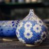 Muropots Limited, hand made and painted Floral Vase. | Vases & Vessels by Jaime Fernandez Muro. MUROPOTS.. Item composed of stone