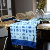 Indigo Blue Table Runner - Crystal | Linens & Bedding by ichcha. Item made of cotton
