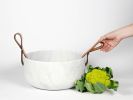 Cesta e Corba - corba | Serving Bowl in Serveware by gumdesign. Item composed of marble & leather compatible with contemporary style