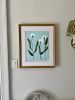 White Orchids | Oil And Acrylic Painting in Paintings by Erin Donahue Tice Fine Art. Item made of paper with synthetic