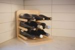Cantilever wine rack | Storage by Overstory. Item made of maple wood compatible with minimalism style