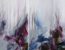 Hawks Series 144 | Oil And Acrylic Painting in Paintings by Lisa Ochowycz. Item made of canvas with synthetic