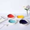 BAUHAUS Round Bowls — Set of 4 | Dinnerware by Pottery & Poetry. Item made of ceramic works with contemporary style