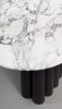 Cantus Sculptural Arabescato Marble Dining Table | Tables by DFdesignLab - Nicola Di Froscia. Item composed of copper and marble in contemporary or art deco style
