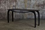 Desk in ebonized English oak, Design No 5. Unique | Tables by Jonathan Field. Item composed of oak wood