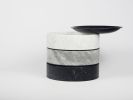 Sottofondo | Decorative Box in Decorative Objects by gumdesign. Item made of marble with leather works with contemporary style