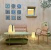 Set of 9 Matt blue tiles | Tiles by GVEGA. Item composed of ceramic compatible with boho and mediterranean style