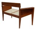 Mahogany Settee With Crotch Accents | Couch in Couches & Sofas by CraftsmansLife: Donald DiMauro Woodwork & Design. Item composed of wood