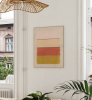 Persimmon Orange & Gold Stripe Fine Art Print | Prints in Paintings by Emily Keating Snyder. Item works with mid century modern & contemporary style