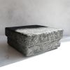 Giant Concrete Riser in Textured Stone Grey Concrete | Decorative Tray in Decorative Objects by Carolyn Powers Designs. Item composed of concrete in minimalism or contemporary style