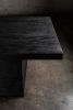 Reclaimed Black Oak Rectangular Coffee Table | Tables by NO AGE FURNITURE STUDIO. Item made of oak wood