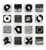 Black and White Wall Sculpture, Customizable, by Paula Gibbs | Wall Hangings by Paula Gibbs. Item made of birch wood